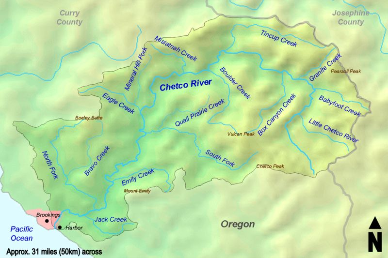 Rogue River Map