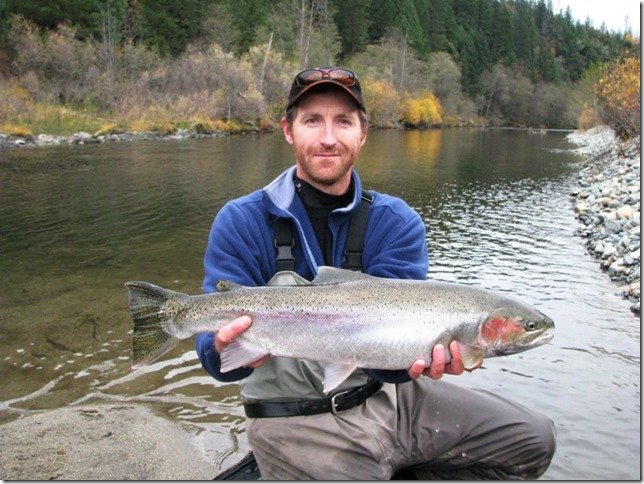 Trinity River jacktrout flyfishing