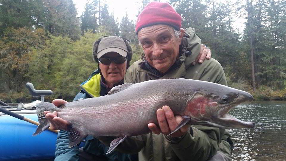 Rogue River jacktrout flyfishing