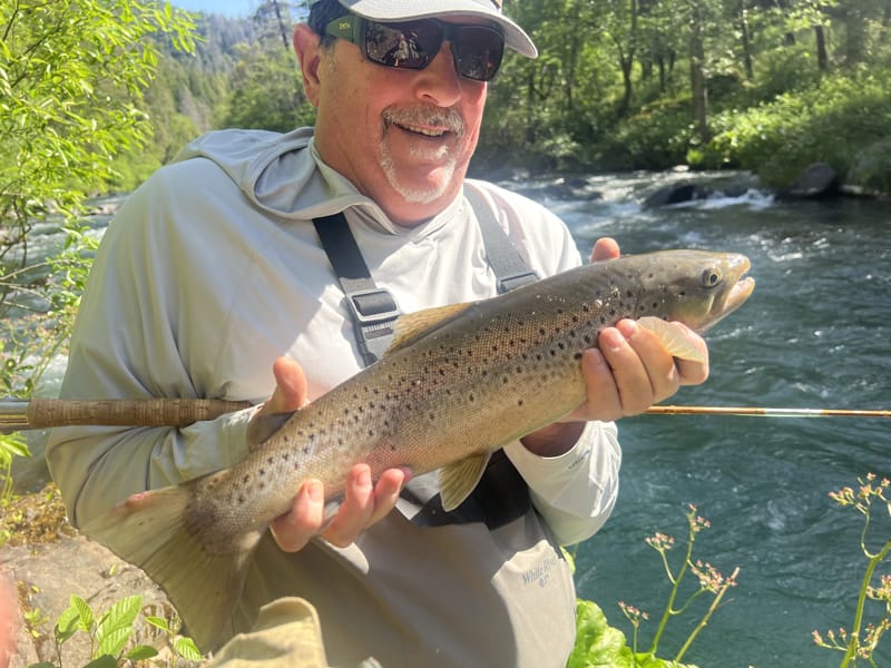 McCloud River jacktrout flyfishing