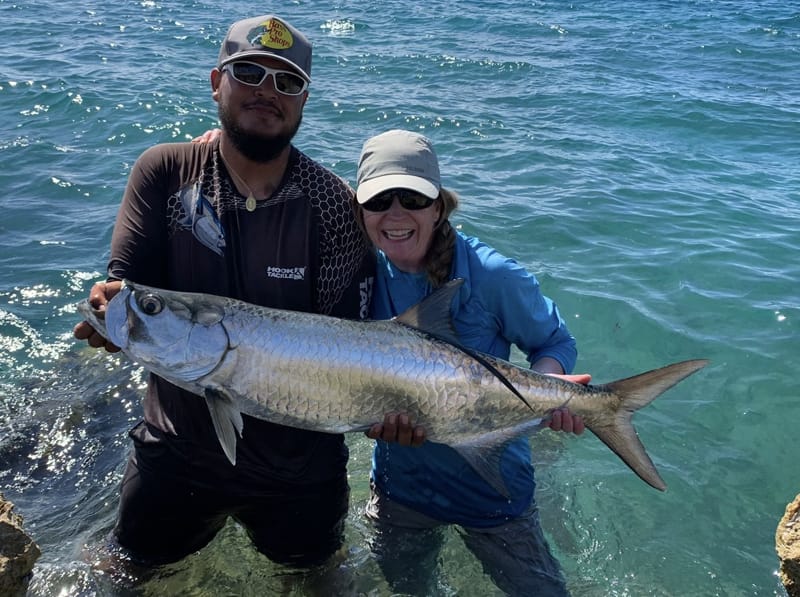 Cayman Islands Jacktrout Fly fishing