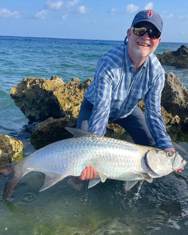 Cayman Islands Jacktrout Fly fishing