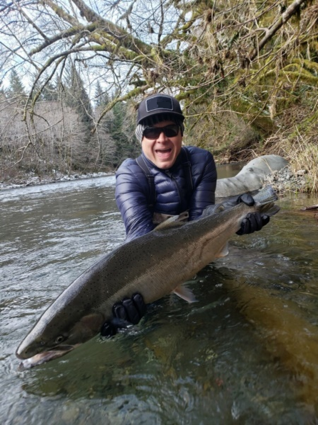 Rogue River jacktrout flyfishing