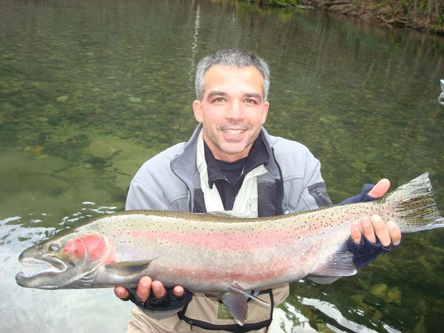 Trinity River jacktrout flyfishing