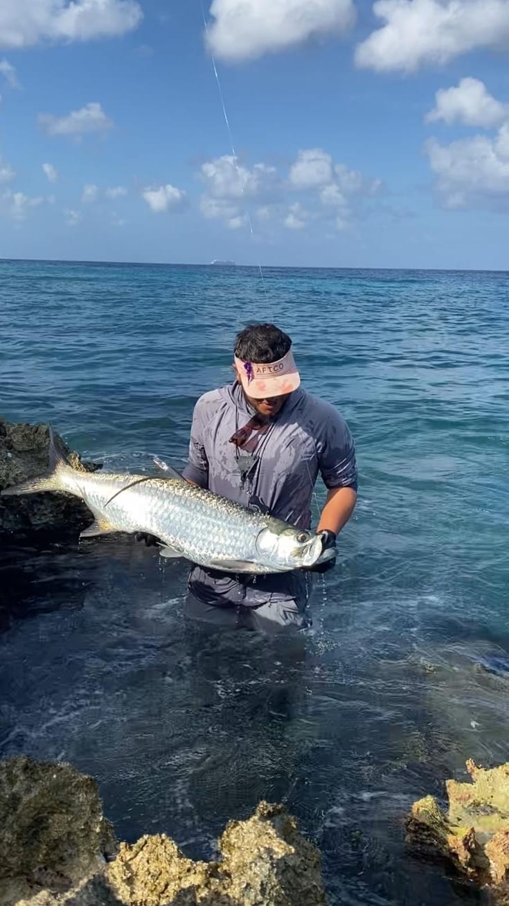 Cayman Islands Jacktrout Fly fishing