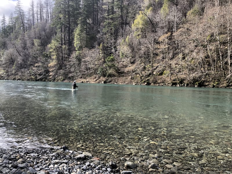 Chetco River jacktrout flyfishing